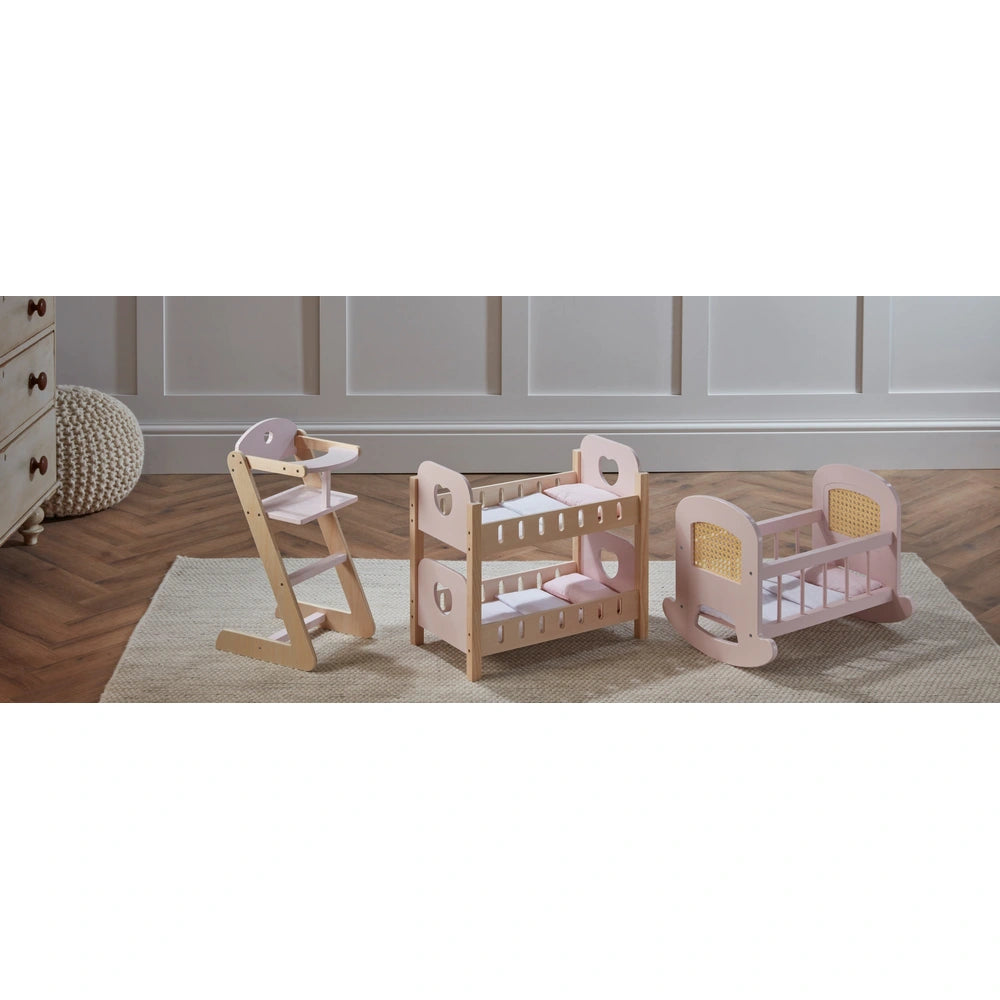 Ivy & Lily Wooden Baby Doll High Chair