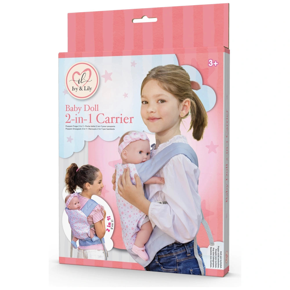 Ivy & Lily Baby Doll 2-In-1 Carrier
