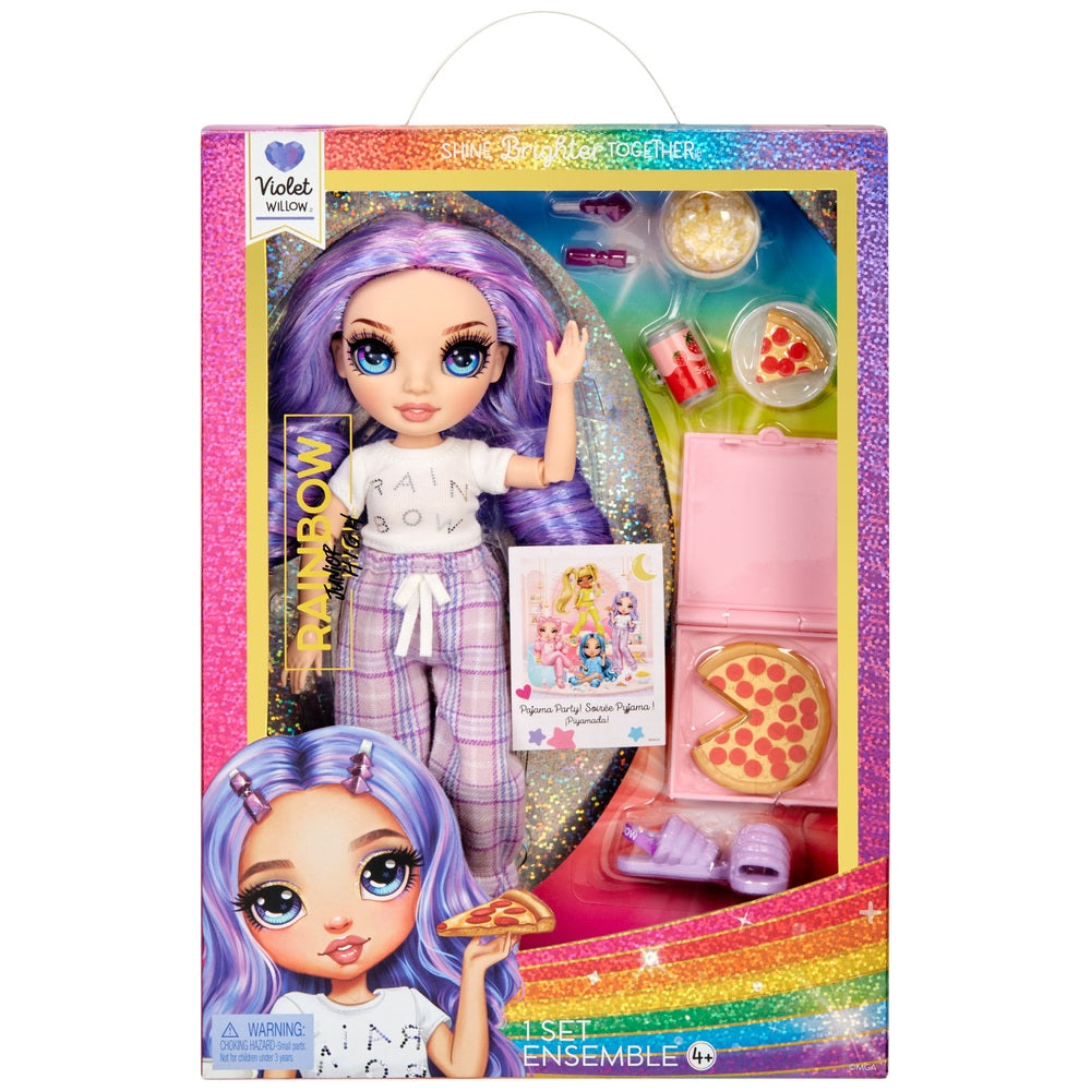 Junior High Pj Party Fashion Doll- Violet (Purple)