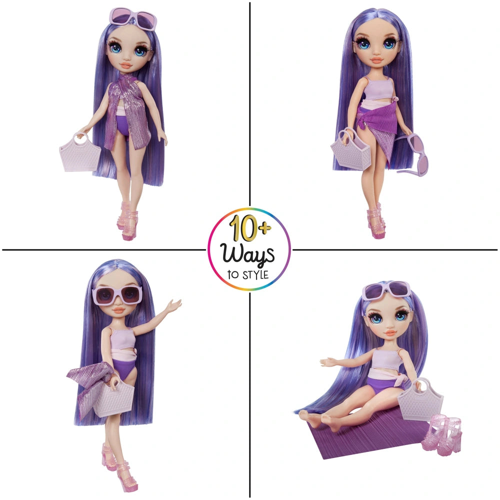 Rainbow High Swim & Style Fashion Doll - Violet (Purple)