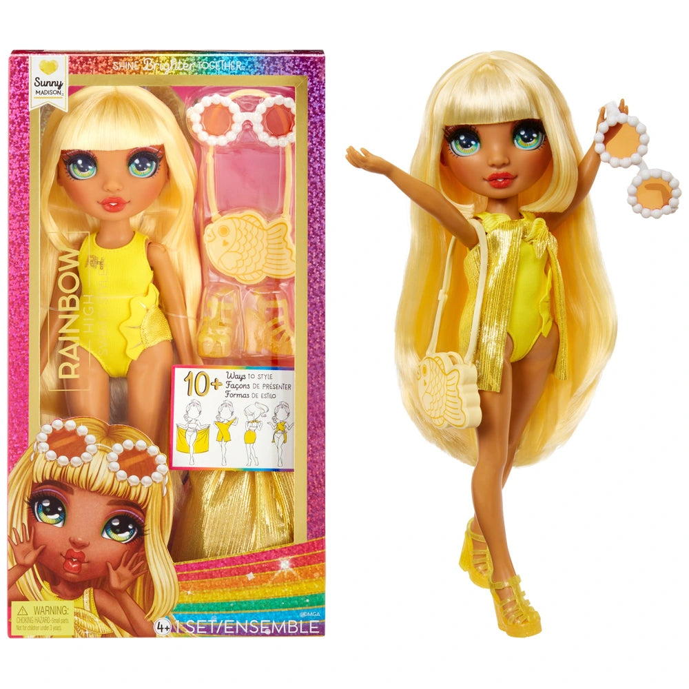 Rainbow High Swim & Style Sunny Fashion Doll