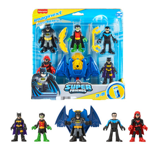 Imaginext Dc Super Friends Batman's Bat Family Figure 5 Pack