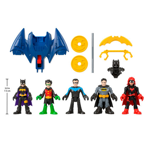 Imaginext Dc Super Friends Batman's Bat Family Figure 5 Pack