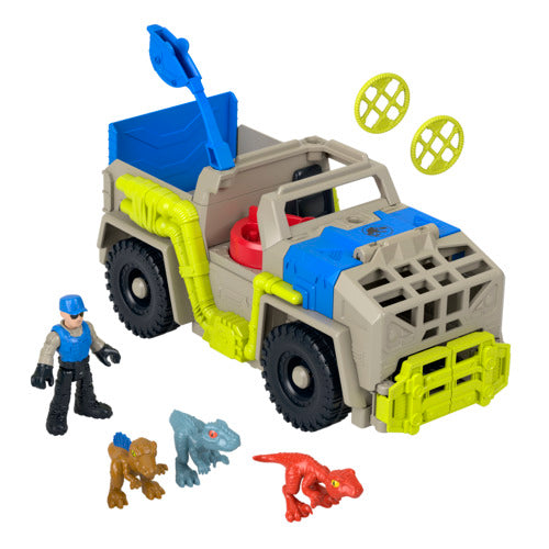 Imaginext Jurassic World Track & Transport Dinosaur Truck Playset