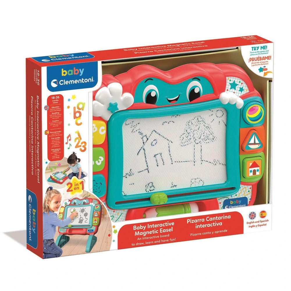 Clementoni Baby Interactive Magnetic Easel