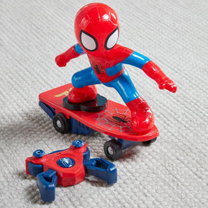 Remote Control Marvel Spider-Man & Skateboard Set