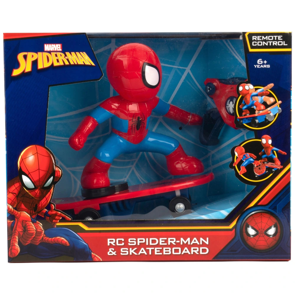 Remote Control Marvel Spider-Man & Skateboard Set