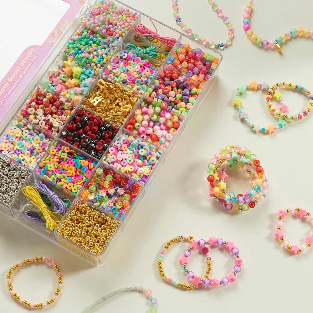 Ultimate Bead Studio Diy Friendship Bracelet Set With 10,000 Pieces