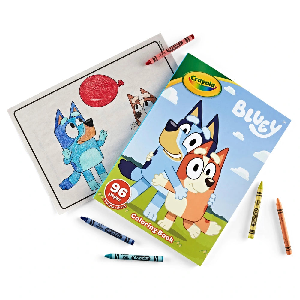 Crayola Bluey Colouring Book