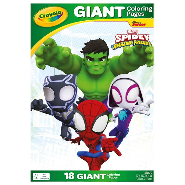 Crayola Spidey & Amazing Friends Giant Colouring Pages