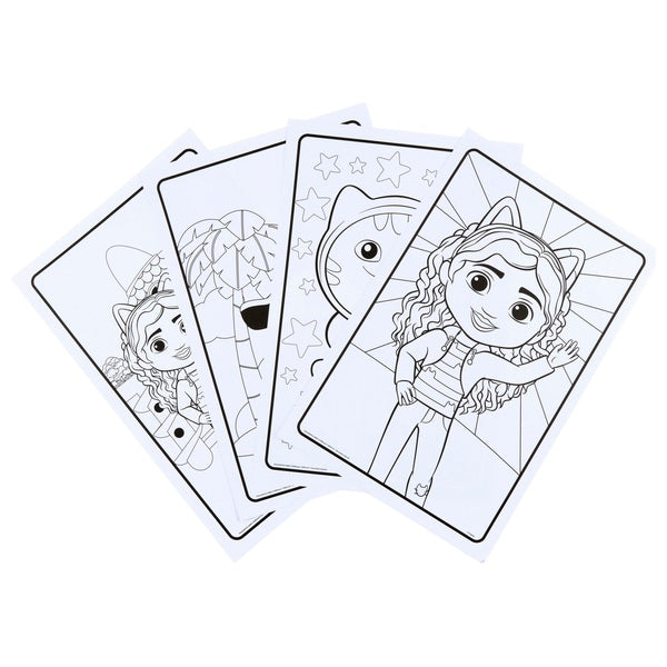 Crayola Gabby's Dollhouse Giant Colouring Pages With 100 Stickers