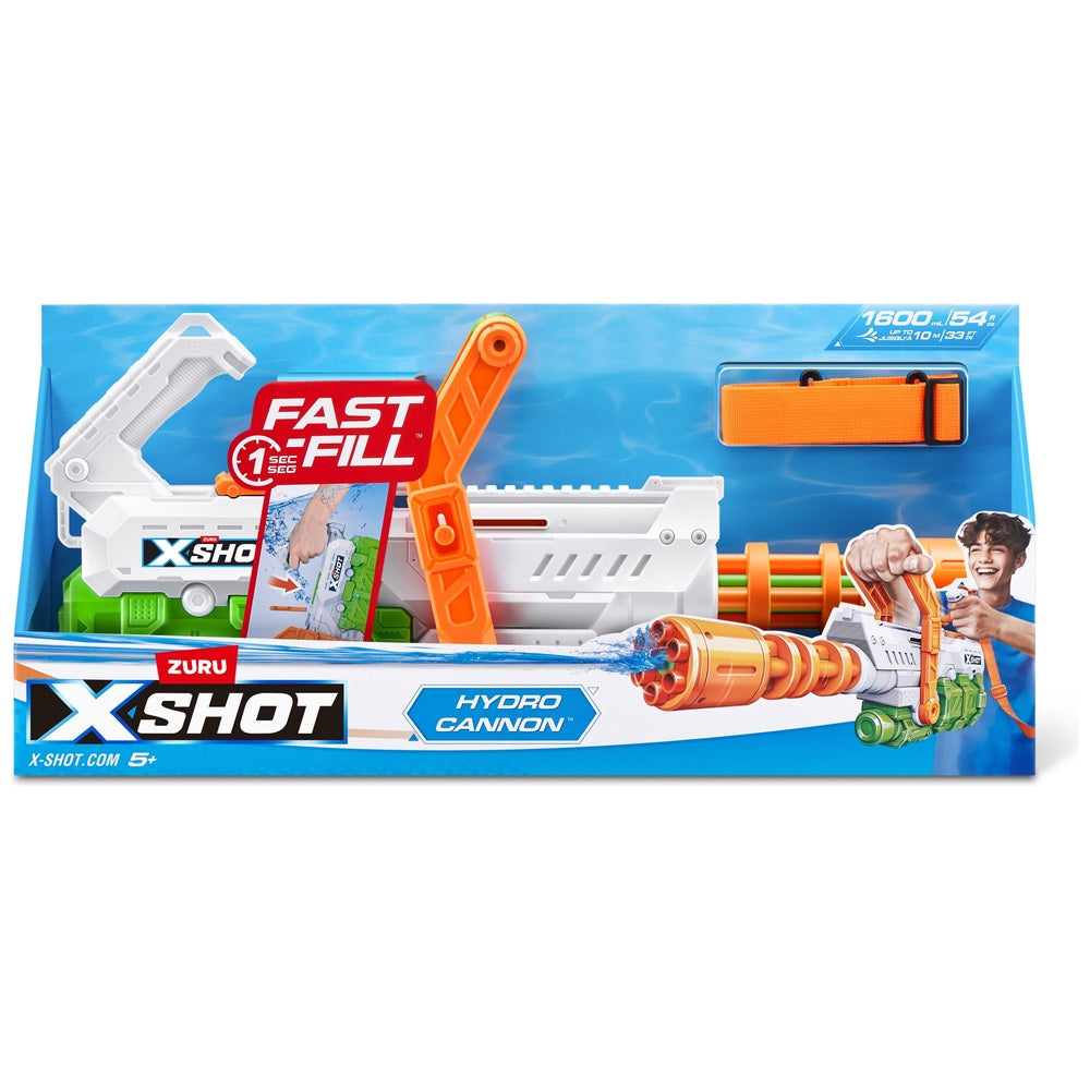 X-Shot Fast-Fill Hydro Cannon Water Blaster By Zuru