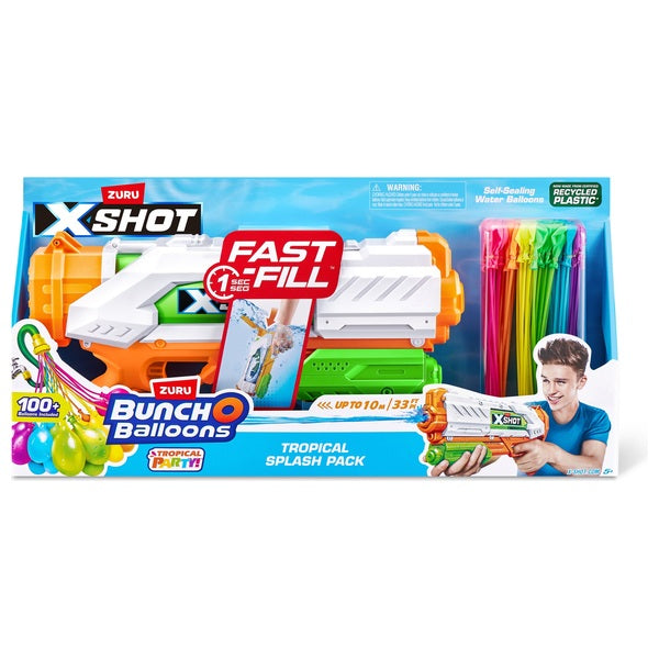 X-Shot Bunch O Balloons Tropical Splash Pack By Zuru