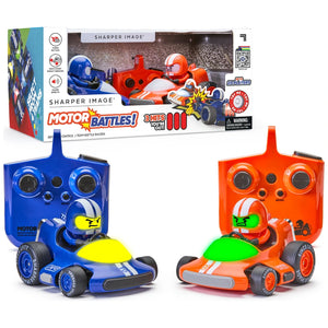Sharper Image Motor Battles Radio Control Bumper Cars 2-Pack Bundle