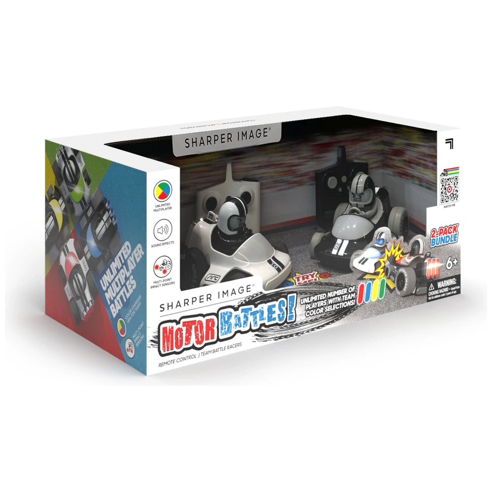 Sharper Image Motor Battles Radio Control Bumper Cars 2-Pack Bundle