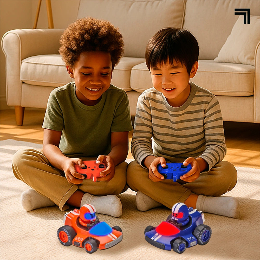 Sharper Image Motor Battles Radio Control Bumper Cars 2-Pack Bundle