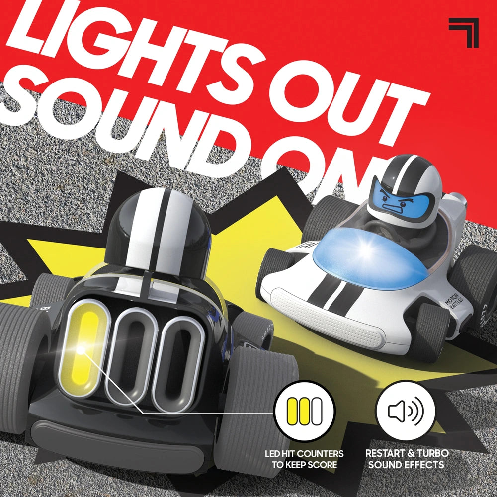 Sharper Image Motor Battles Radio Control Bumper Cars 2-Pack Bundle