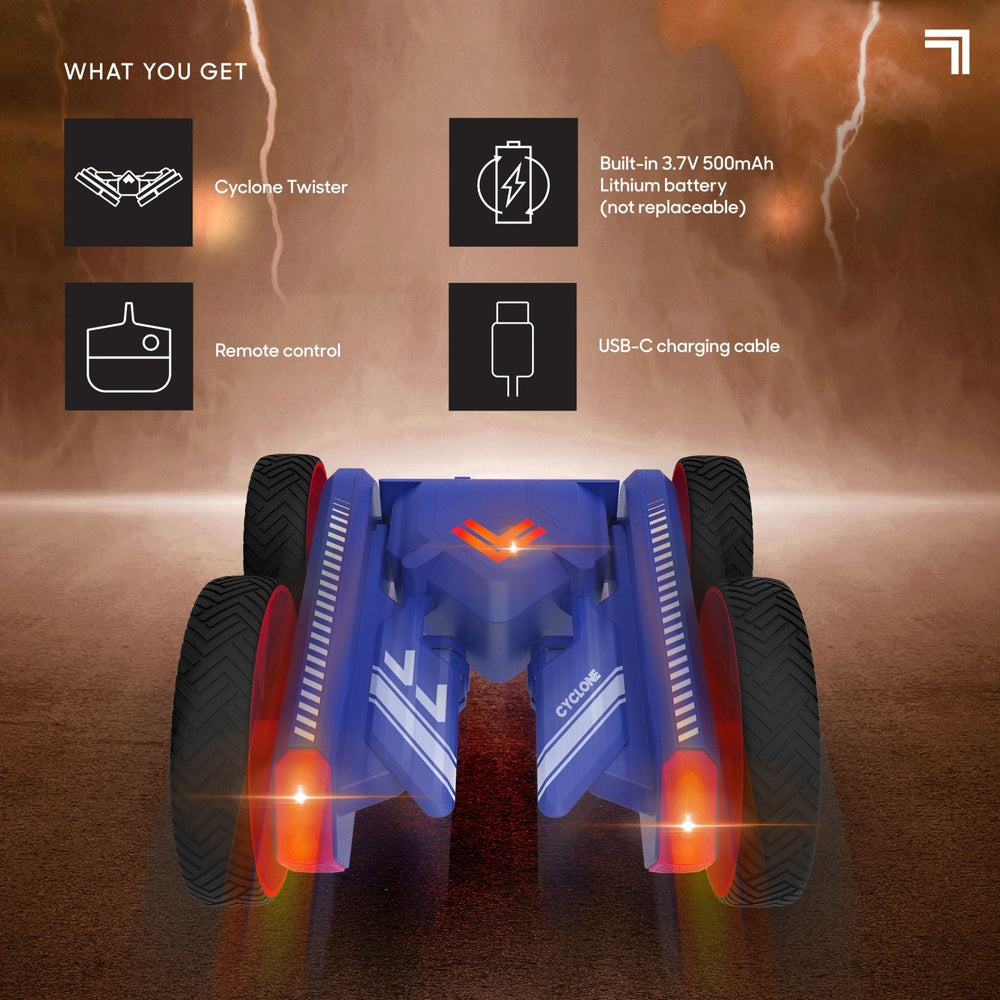 Sharper Image Cyclone Twister Radio Control Stunt Car