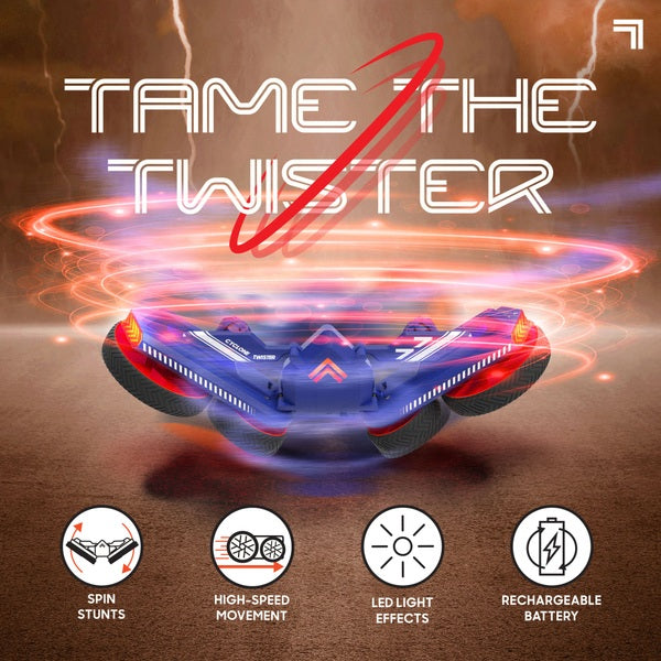 Sharper Image Cyclone Twister Radio Control Stunt Car