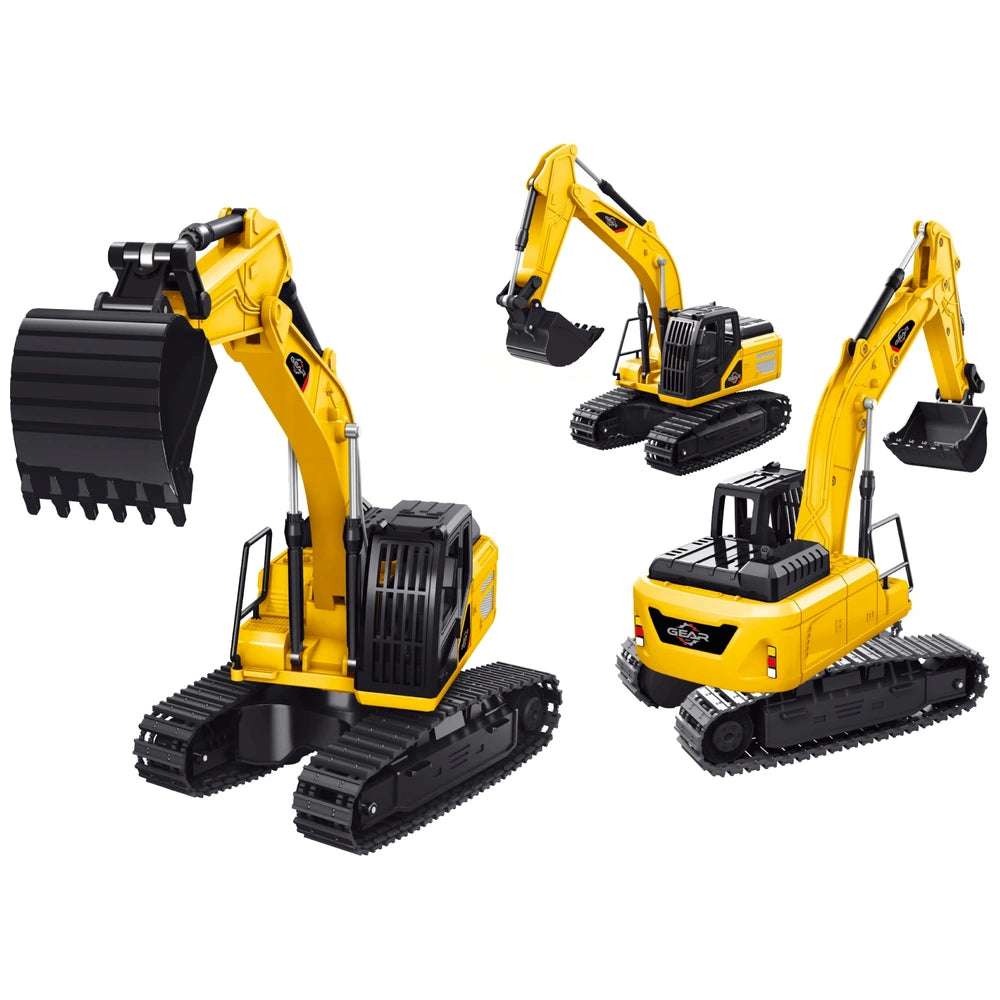 Remote Control Construction Excavator Toy 1:24 Scale