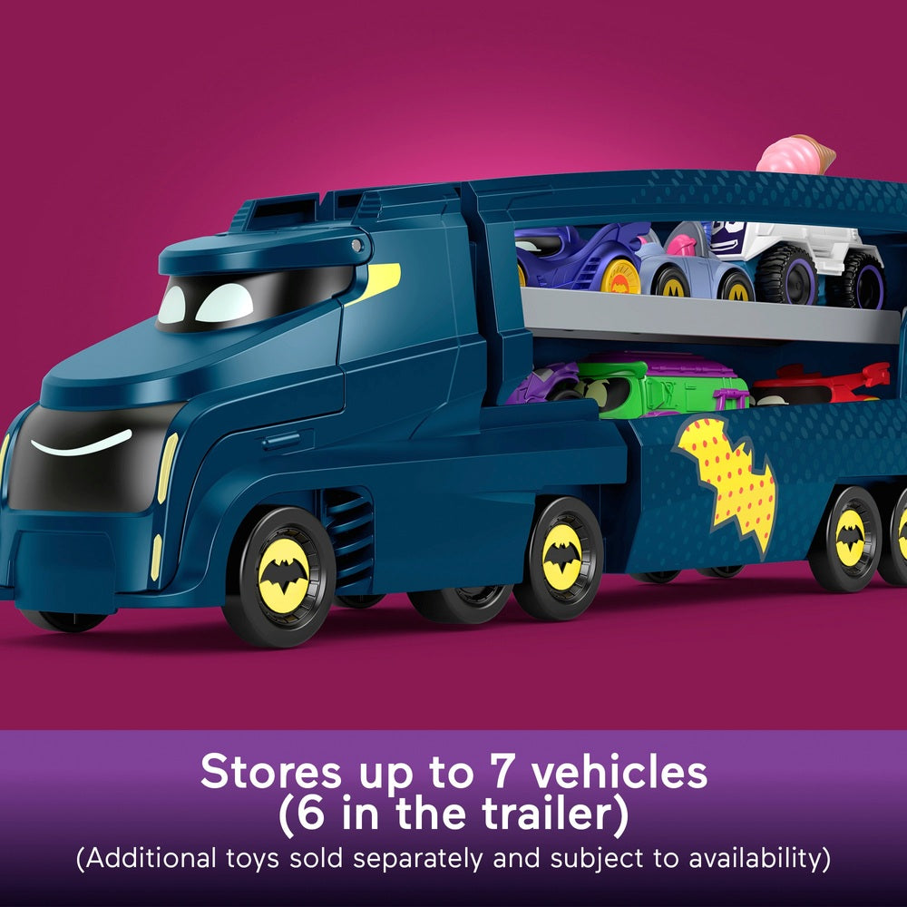 Fisher Price Dc Batwheels Bat Big Rig Hauler