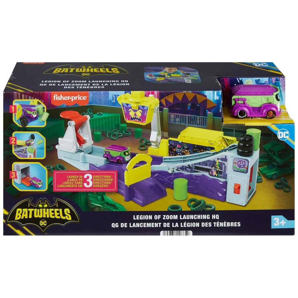 Fisher Price Batwheels Legion Of Zoom Deluxe Launch Pad Hq