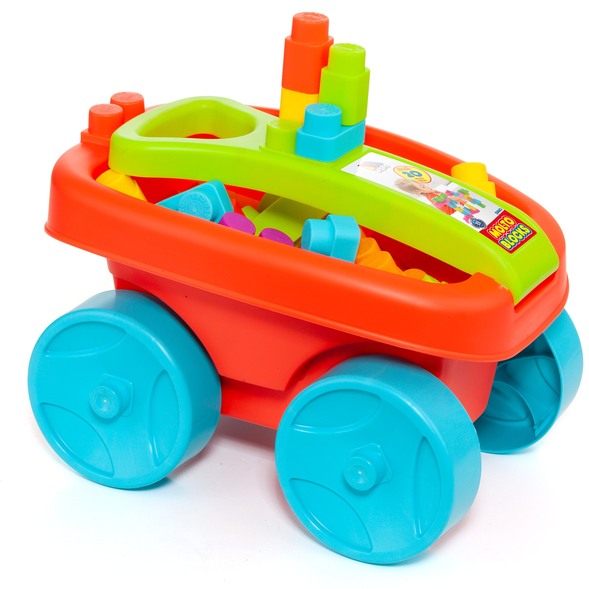 Wagon With 20 Molto Blocks