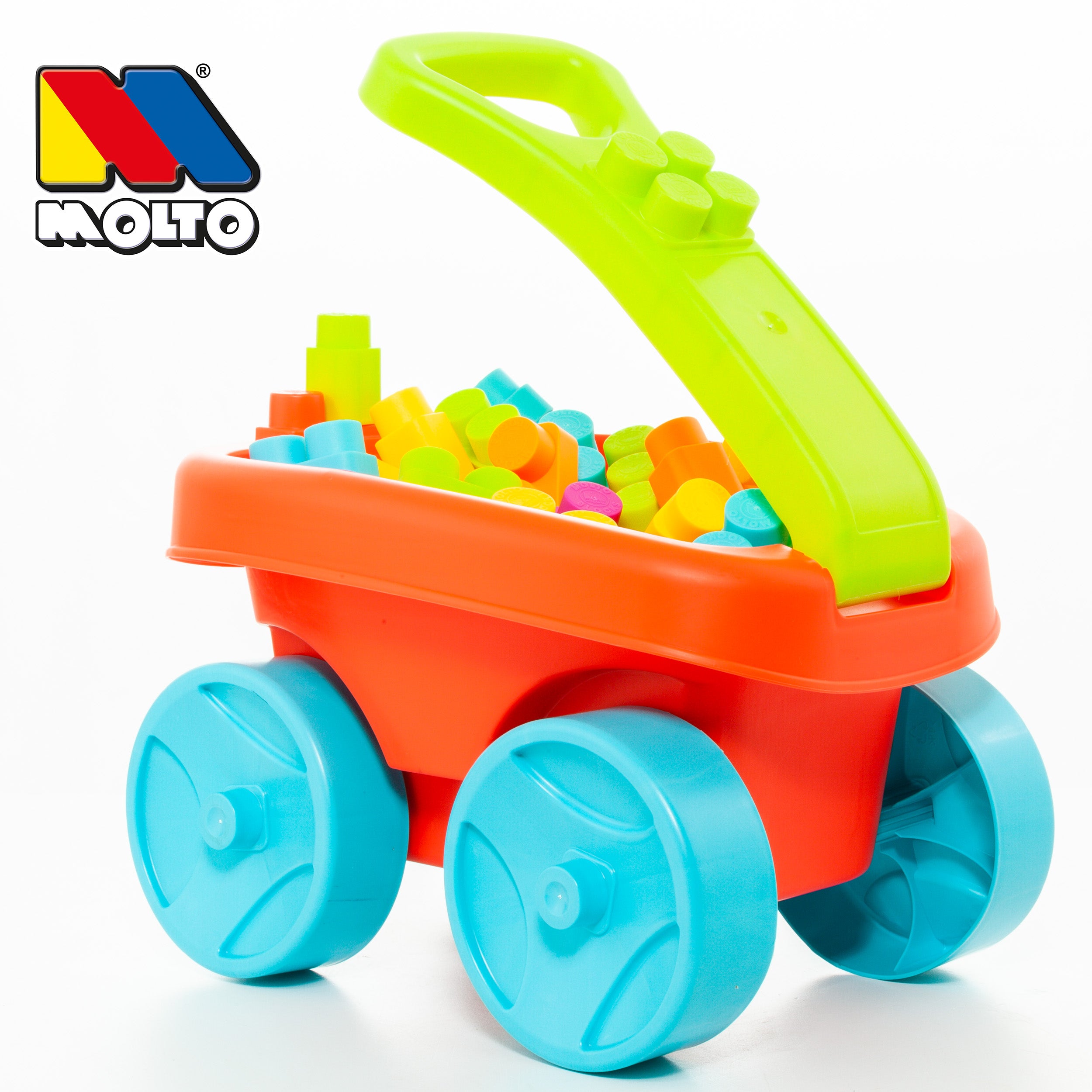 Wagon With 20 Molto Blocks