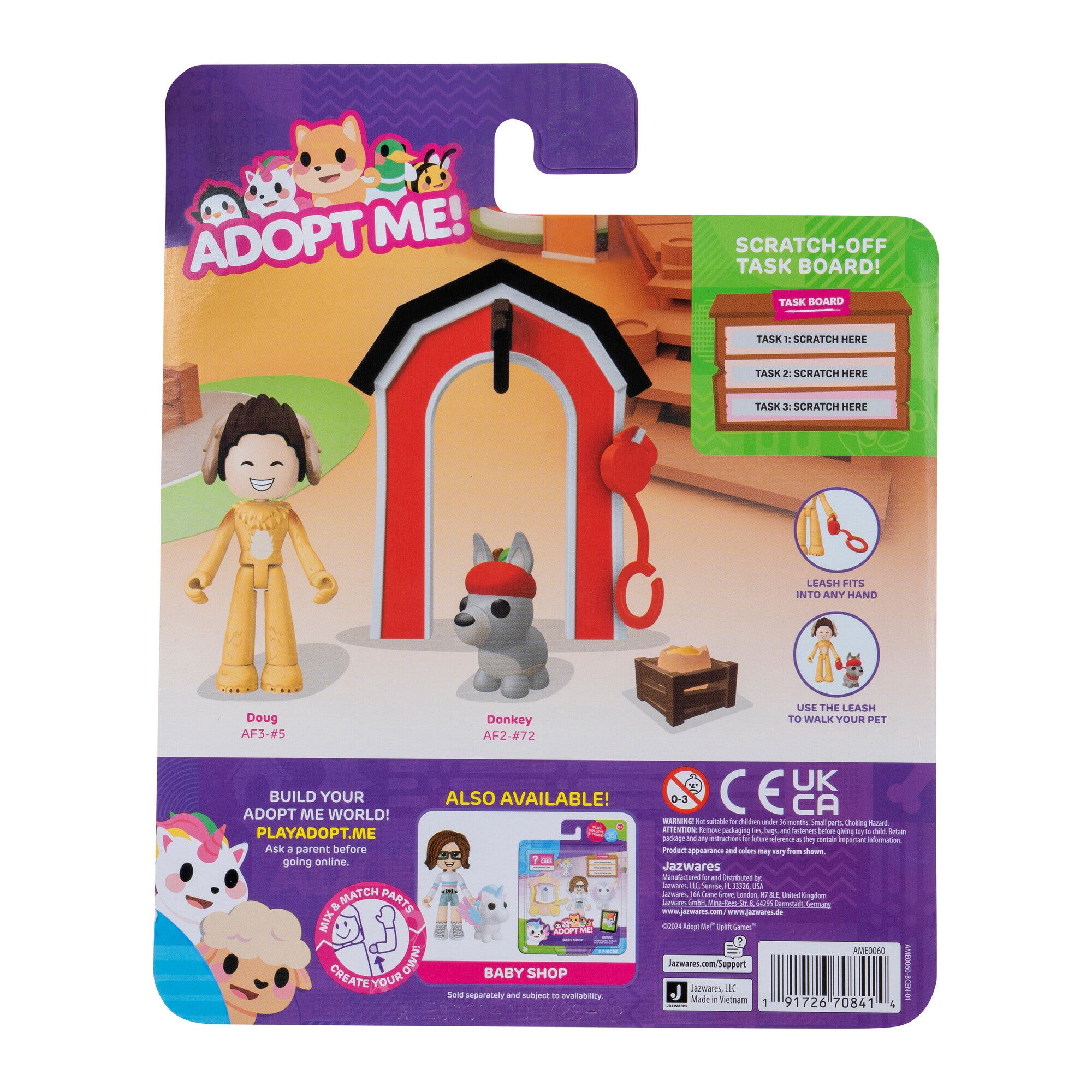 Adopt Me! Nursery - 2 Figure Friends Pack - Exclusive Virtual Item Code Included