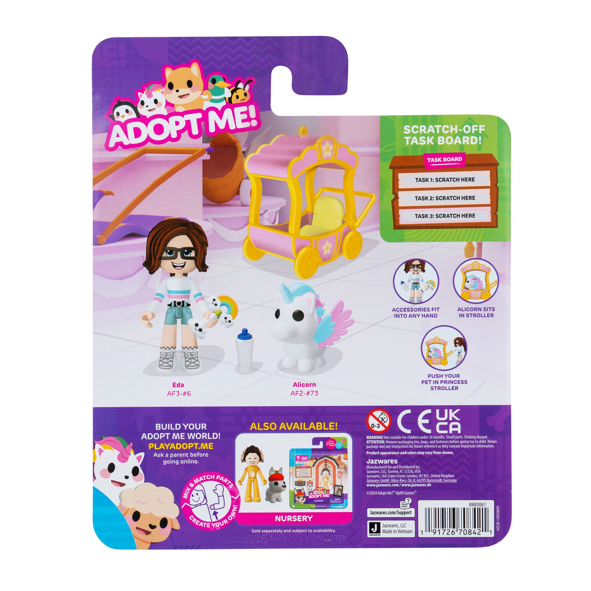 Adopt Me! Baby Shop - 2 Figure Friends Pack - Exclusive Virtual Item Code Included
