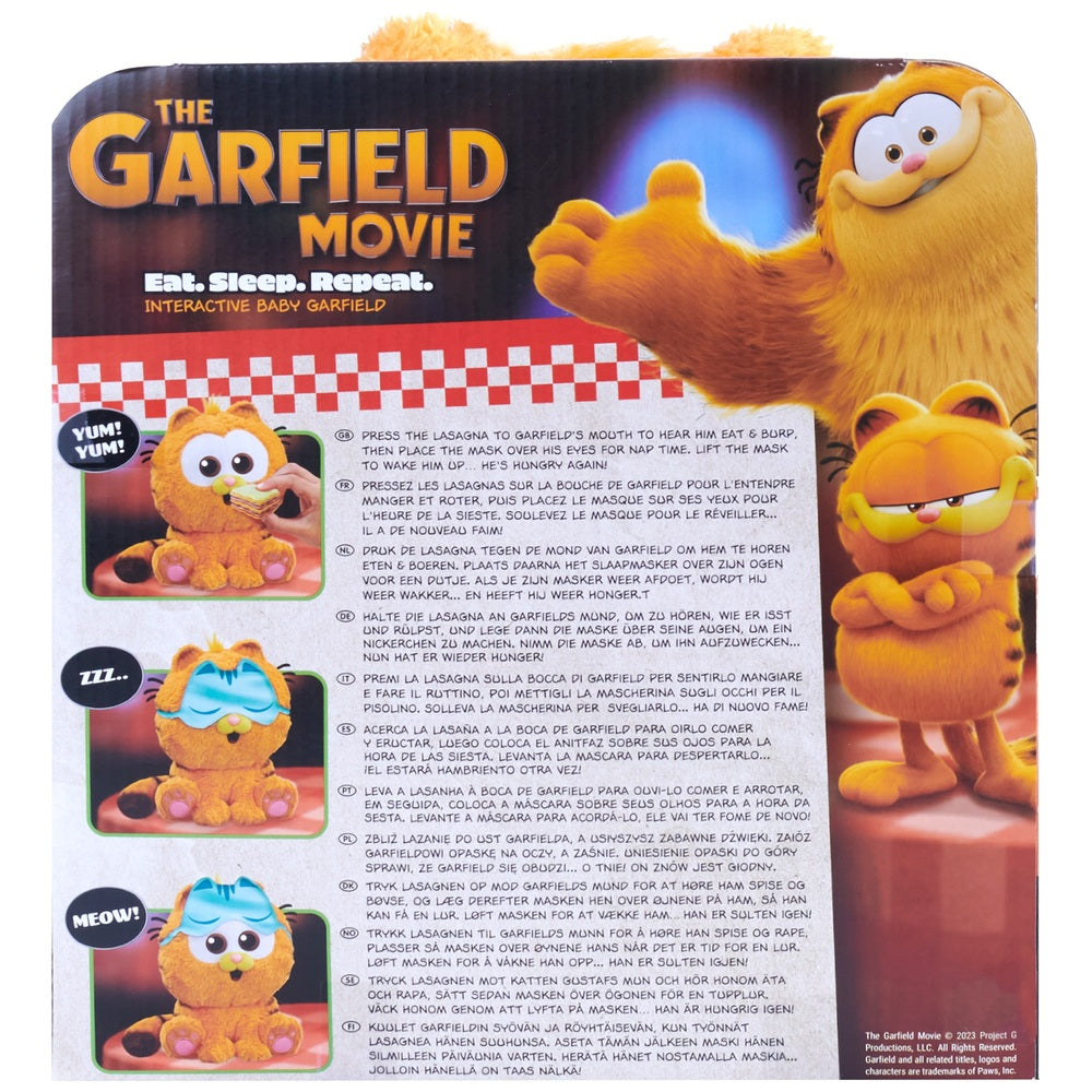 Baby Garfield 25Cm Interactive Plush Toy