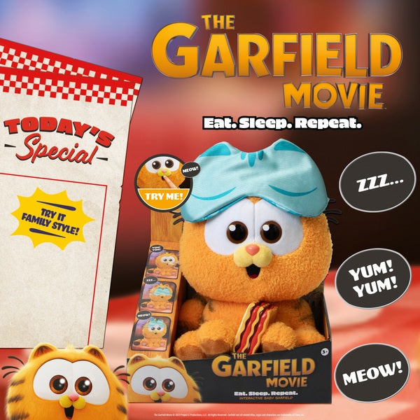 Baby Garfield 25Cm Interactive Plush Toy
