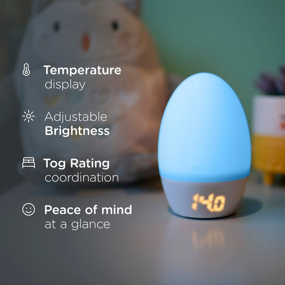 Tommee Tippee Gro Egg Baby Room Thermometer And Night Light