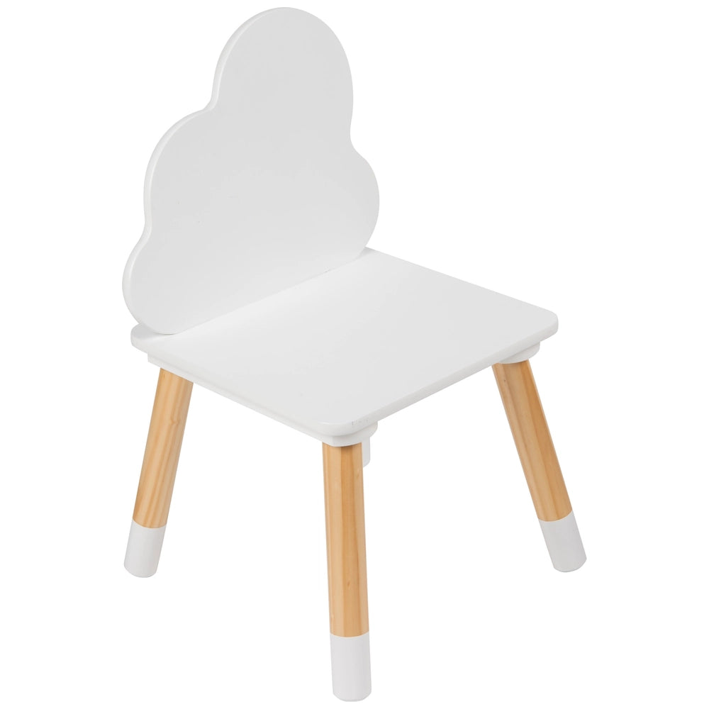 Squirrel Play Wooden Cloud Kids Table And Chair Set