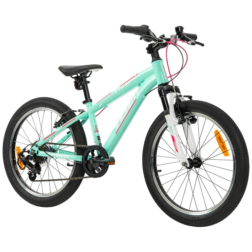 20 Inch Team Mountain Bike In Mint And Pink