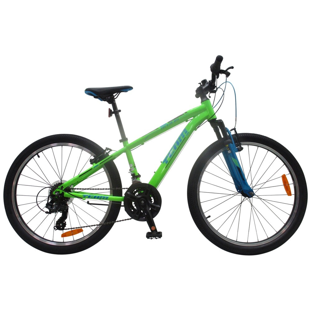24 Inch Team Mountain Bike In Green And Blue