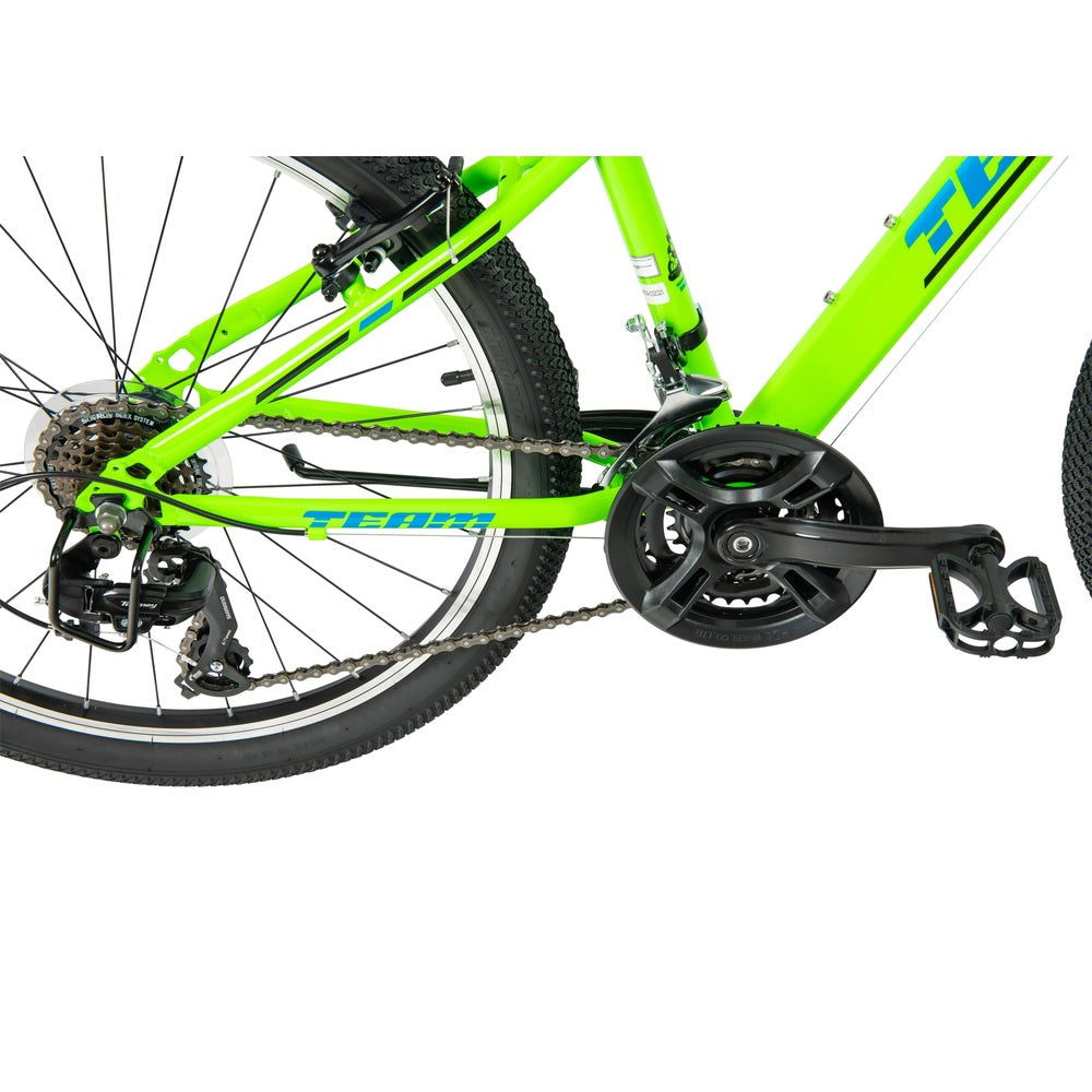 24 Inch Team Mountain Bike In Green And Blue
