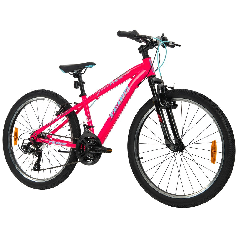 24 Inch Team Mountain Bike In Pink And Sky Blue