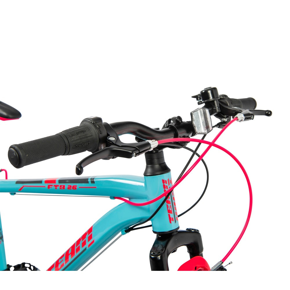 26 Inch Team Mountain Bike In Sky Blue And Pink