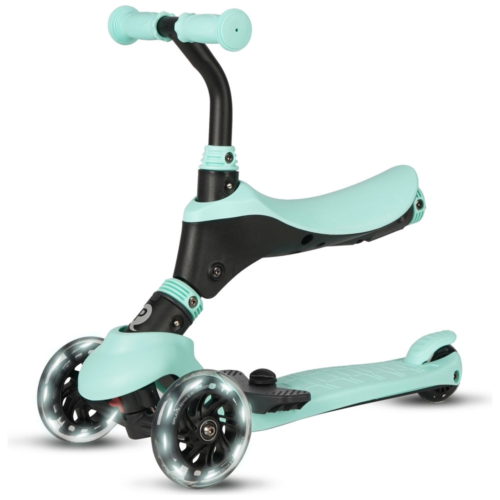 Qplay Sema 5-In-1 Led Scooter In Mint
