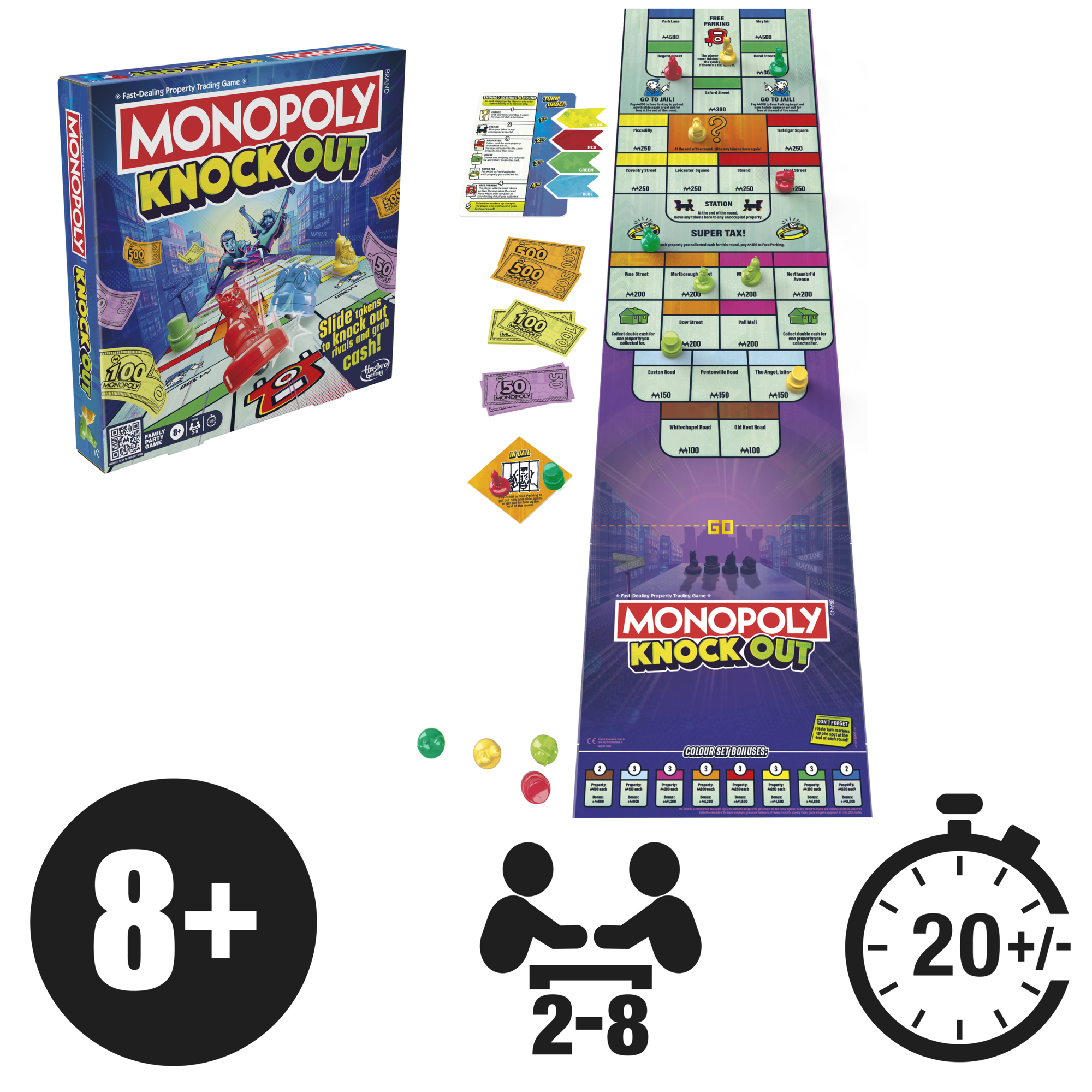 Monopoly Knockout Board Game