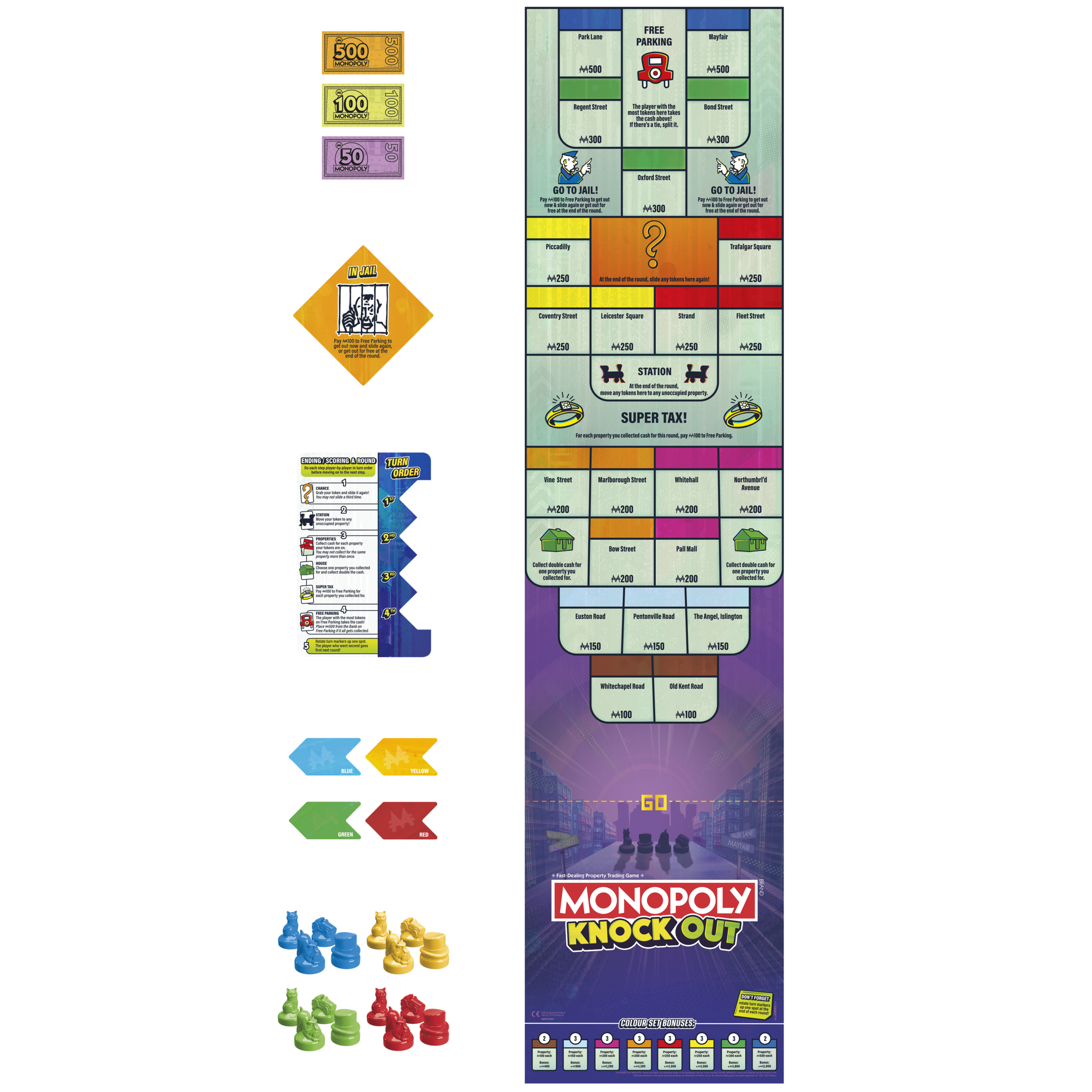 Monopoly Knockout Board Game