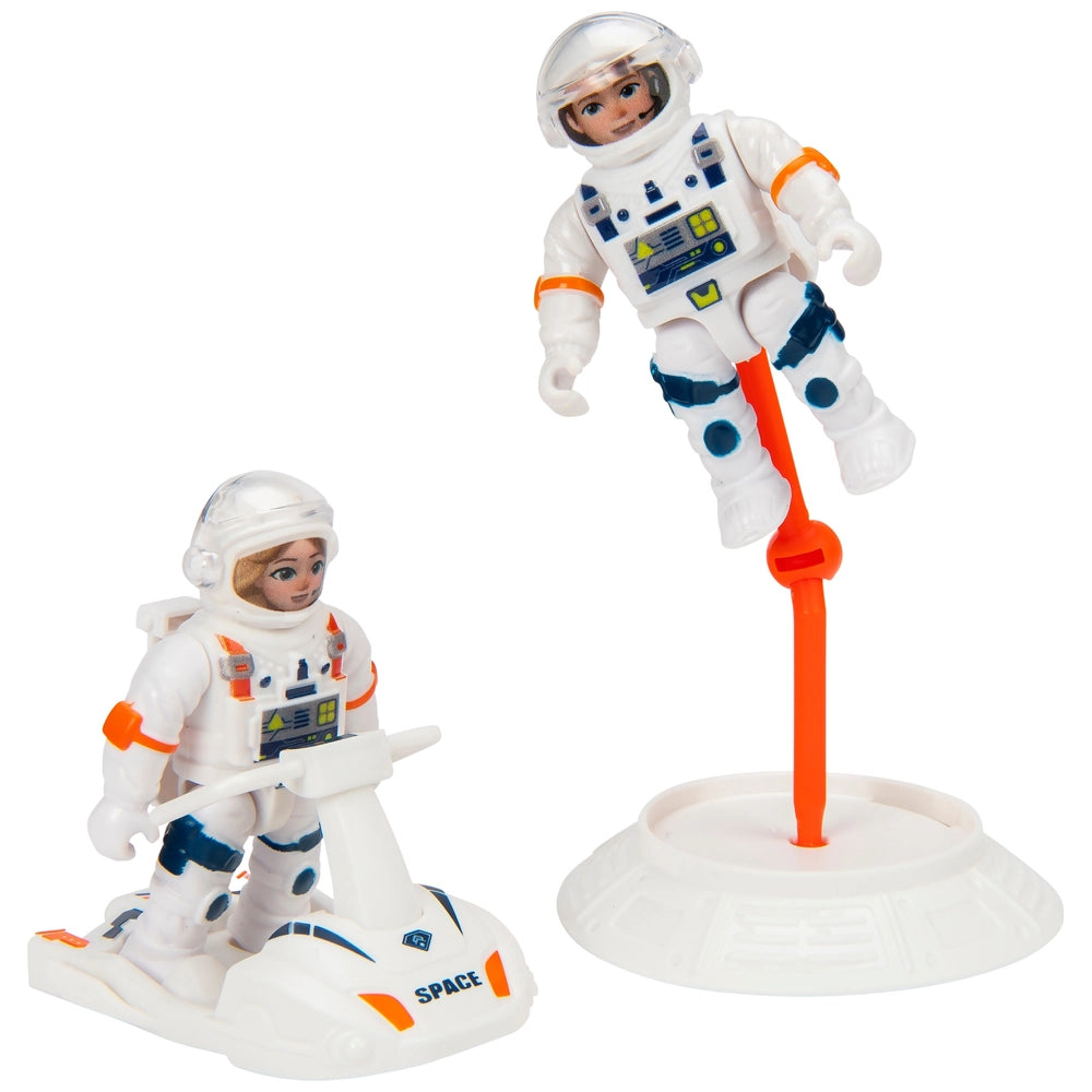Space Rocket Launch Capsule With Astronaut Figures Playset