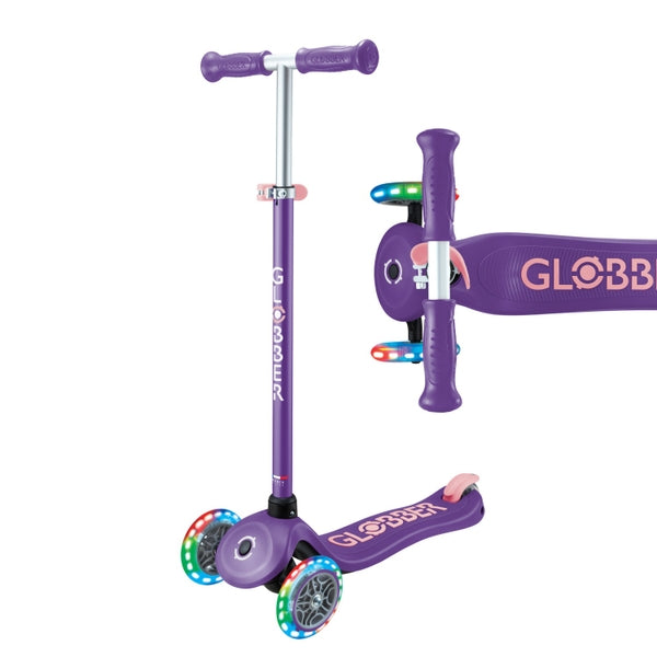 Globber Primo Plus Lights Purple Scooter