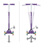 Globber Primo Plus Lights Purple Scooter