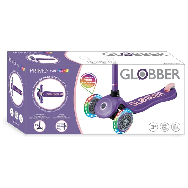 Globber Primo Plus Lights Purple Scooter