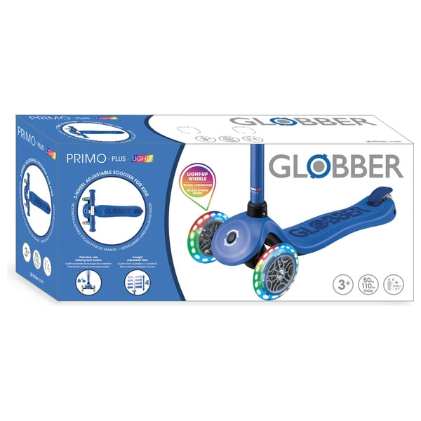 Globber Primo Plus Lights Navy Blue Scooter