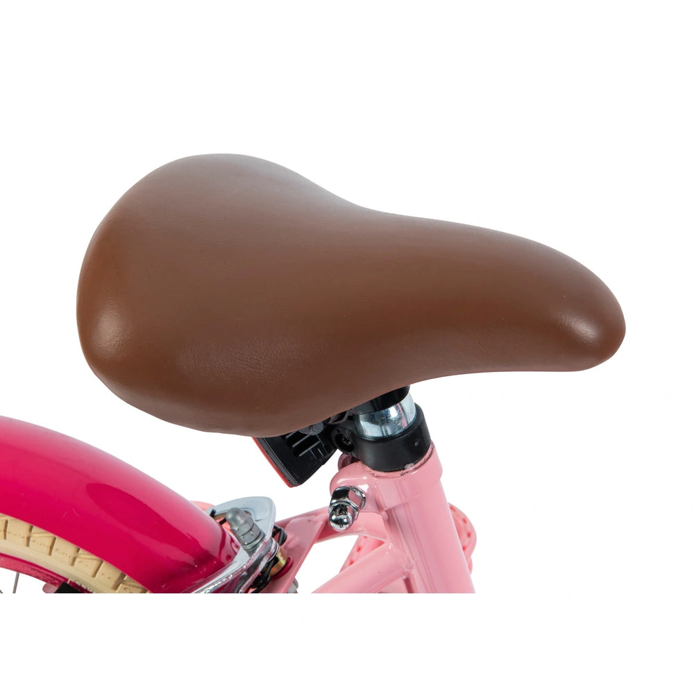 12 Inch Verve Summer Bike With Basket Pink