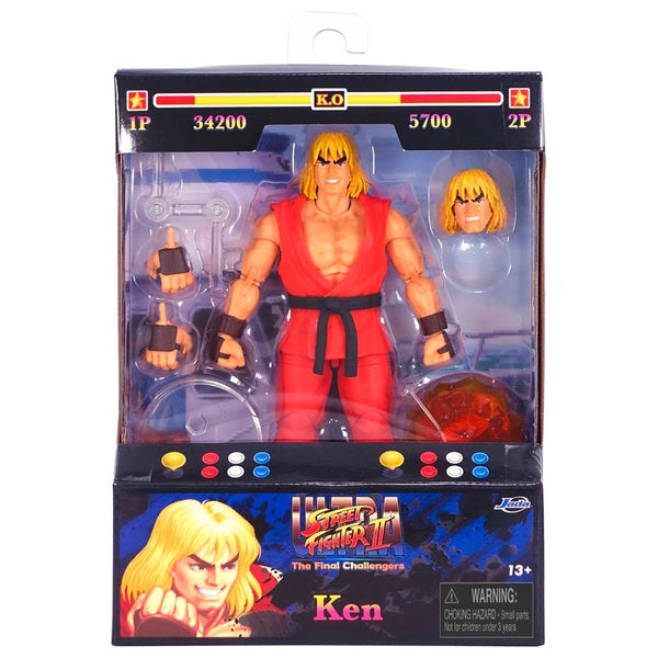 Street Fighter Ken Masters 15Cm Action Figure