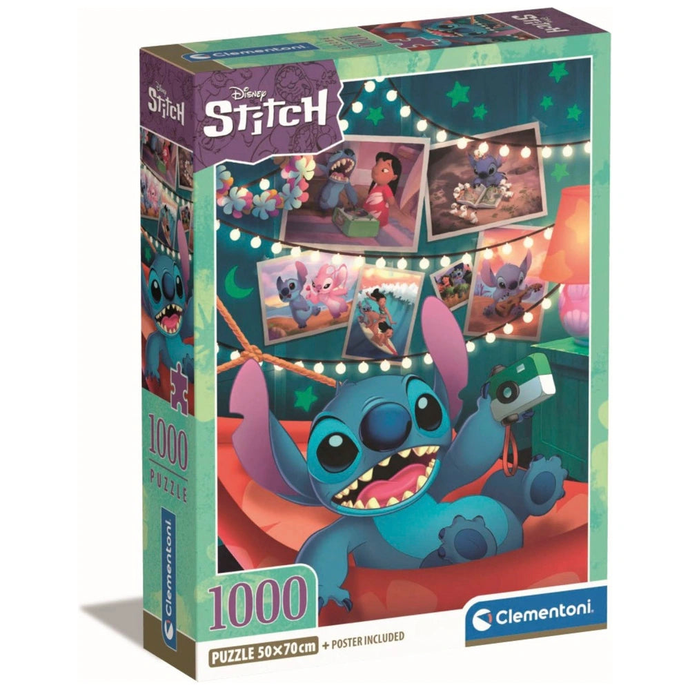 Clementoni Disney Stitch 1000 Piece Jigsaw Puzzle